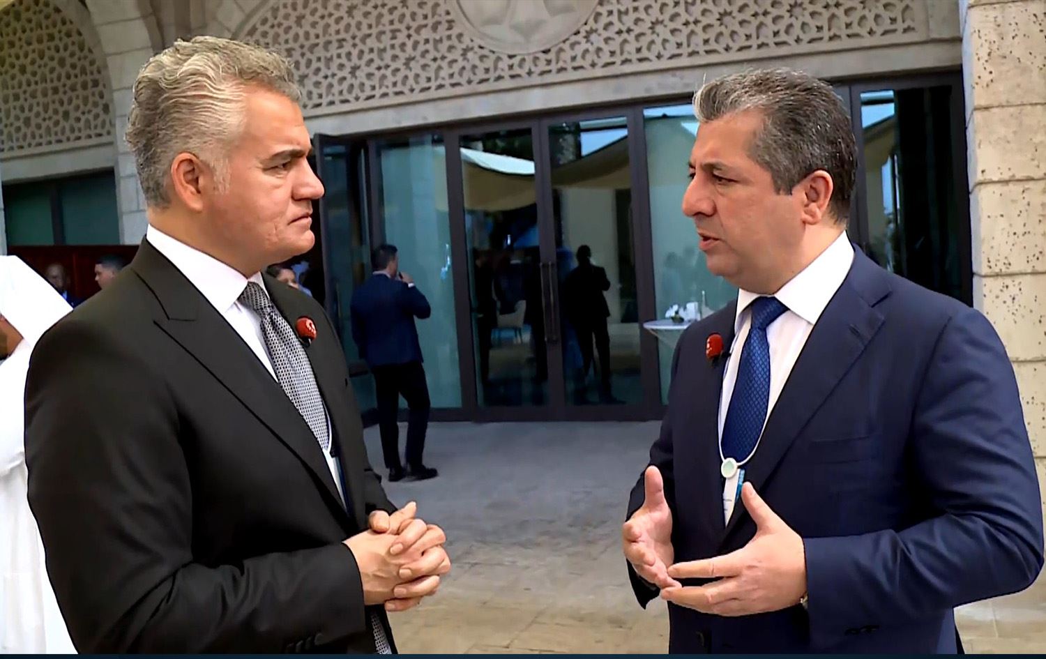 Senger Ebdulrehman û Mesrûr Barzanî / Wêne û Vîdeo: Rûdaw