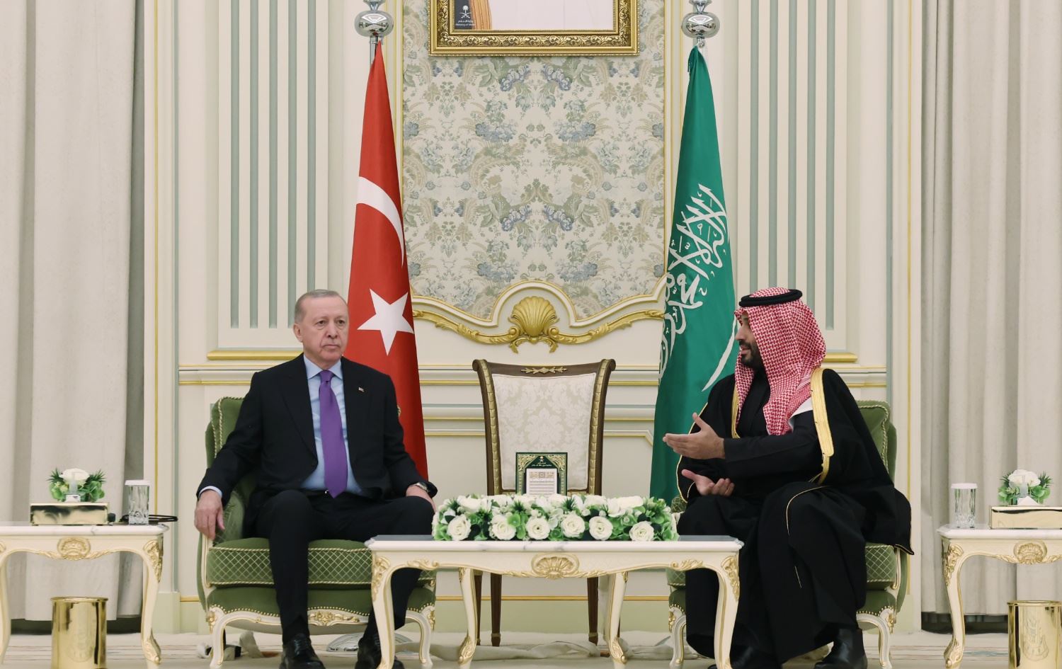 کۆبوونەوەی رەجەب تەیب ئەردۆغان و محەممەد بن سەلمان