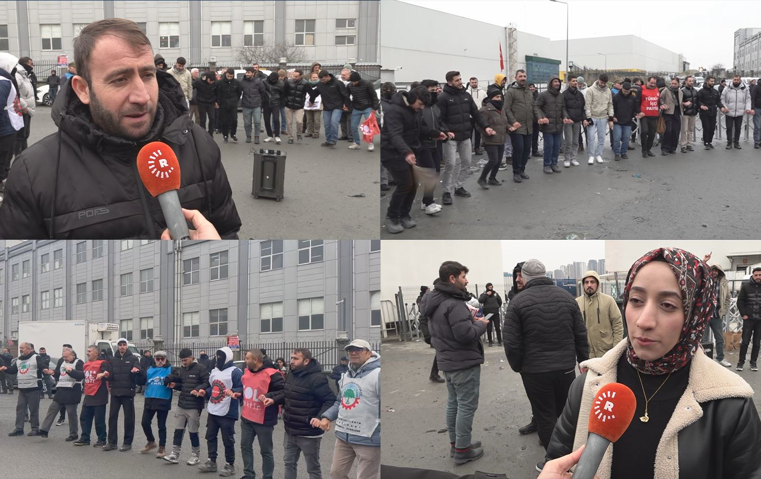 Greva karkerên Mîgrosê di roja 12an de ye / Wêne: Rûdaw