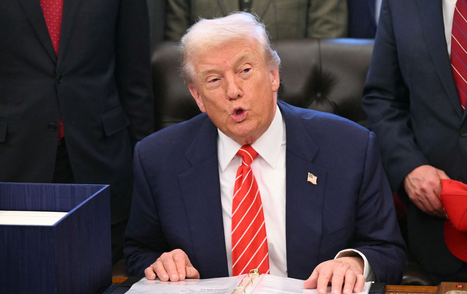 دۆناڵد ترەمپ، سەرۆکی ئەمریکا. وێنە: AFP