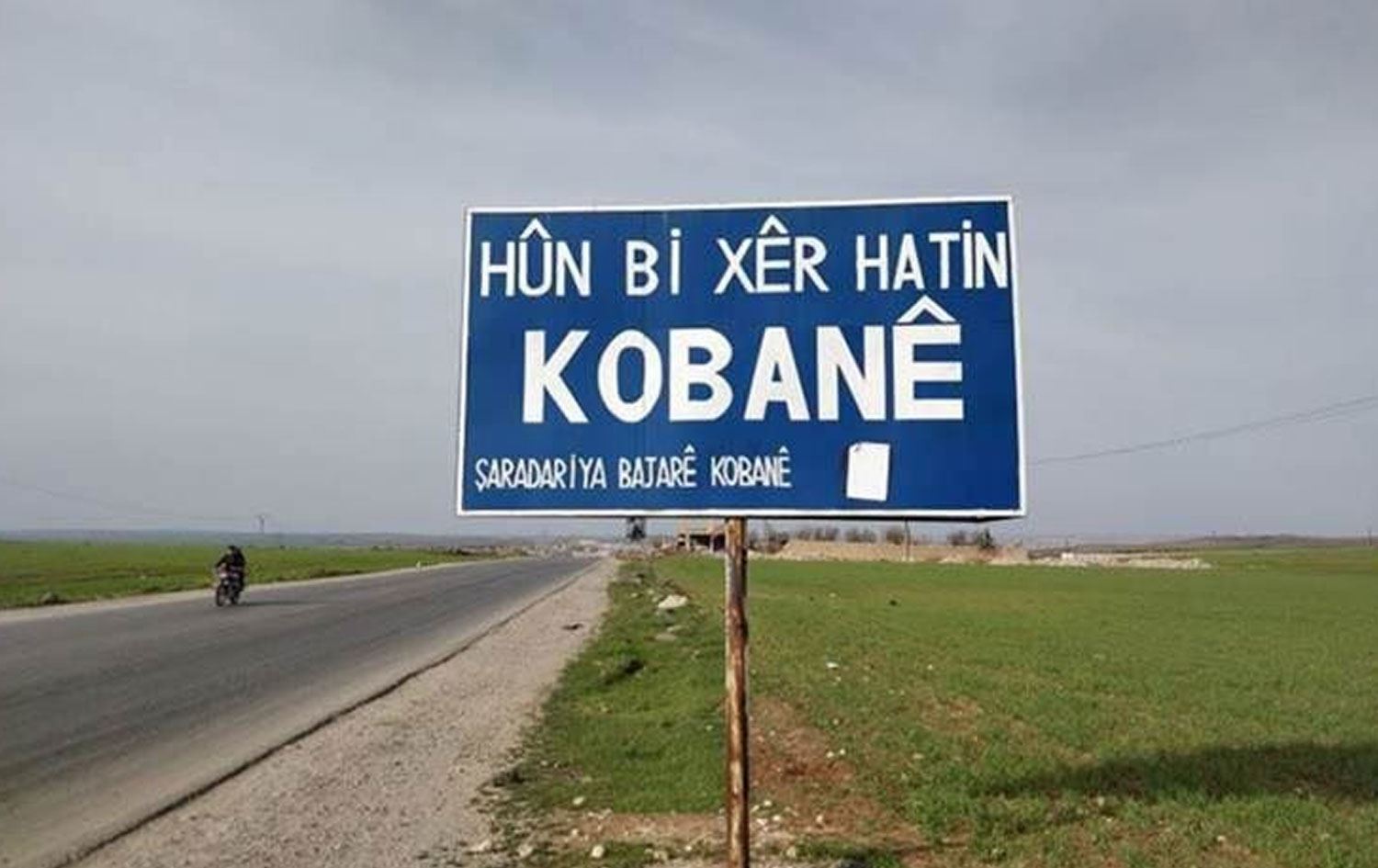 Tabelaya li ser rêya Kobaniyê / Wêne: Arşîv