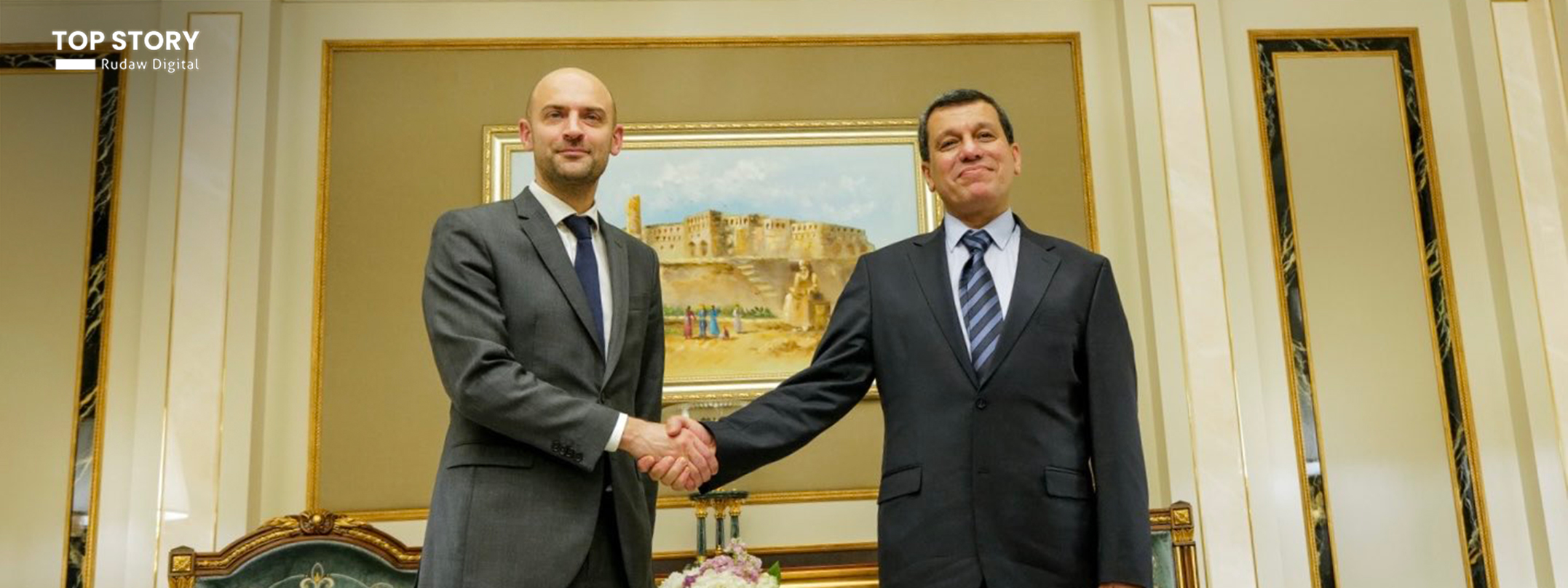 مەزڵووم عەبدی پاش کۆبوونەوەی لەگەڵ وەزیری دەرەوەی فەرەنسا: جەختمان لە پاراستنی تایبەتمەندیی ناوچە کوردییەکان کردەوە