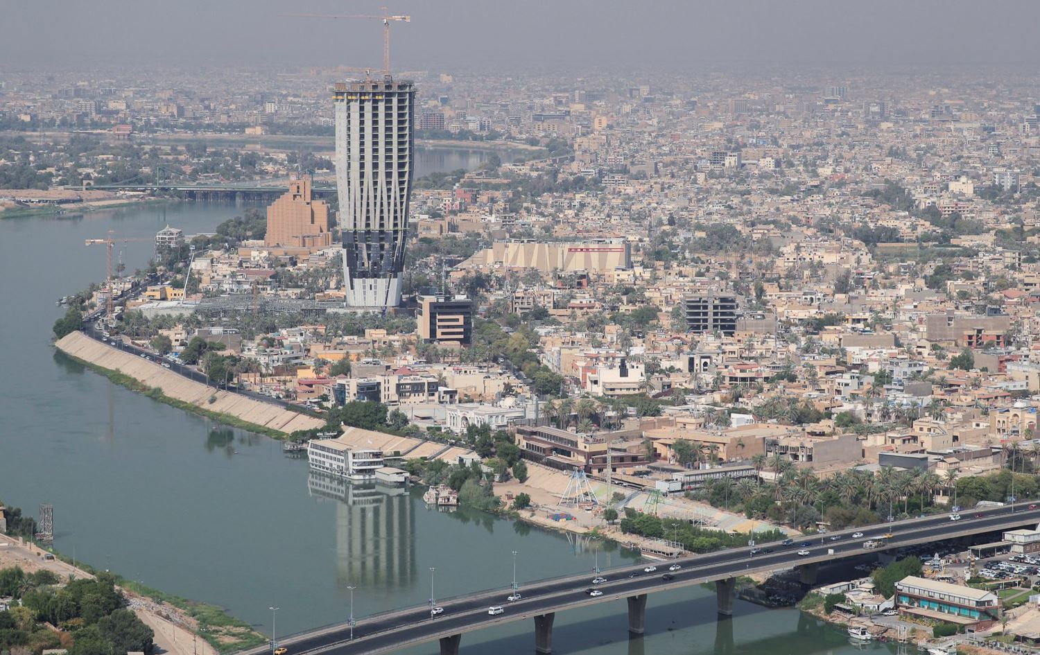 بەغدا لە ئاسمانەوە. وێنە: Reuters