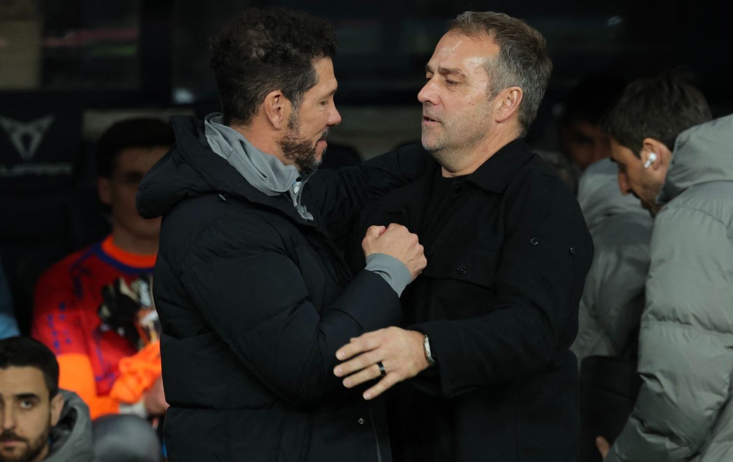 مدربا برشلونة واتلتيكو مدريد فليك وسيميوني