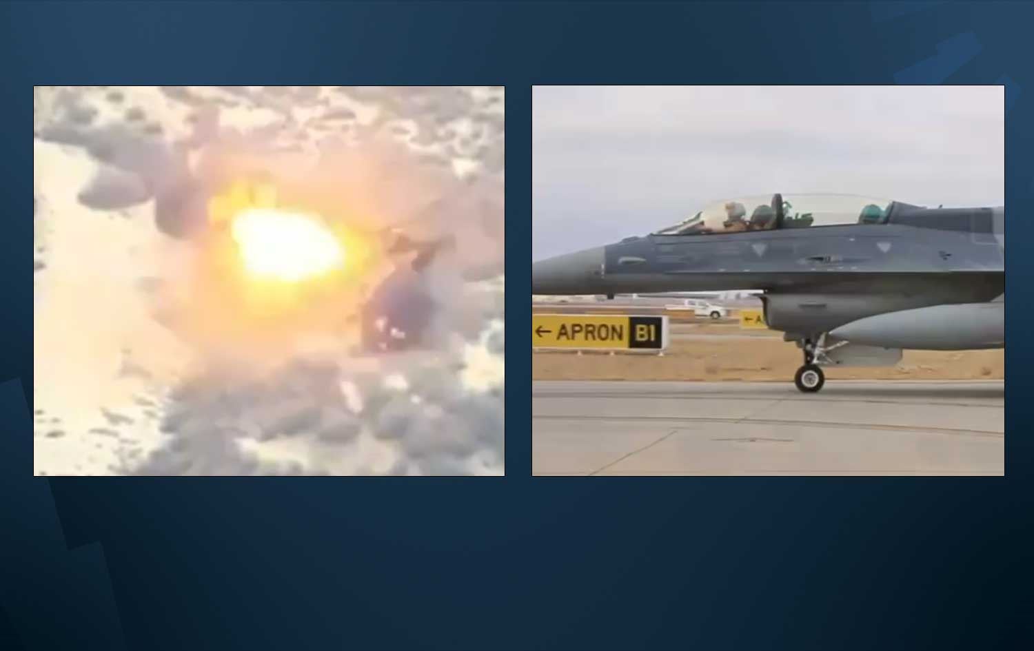 دیمەنی فڕۆکەیەکی عێراقی و ساتی بۆردوومانەکە