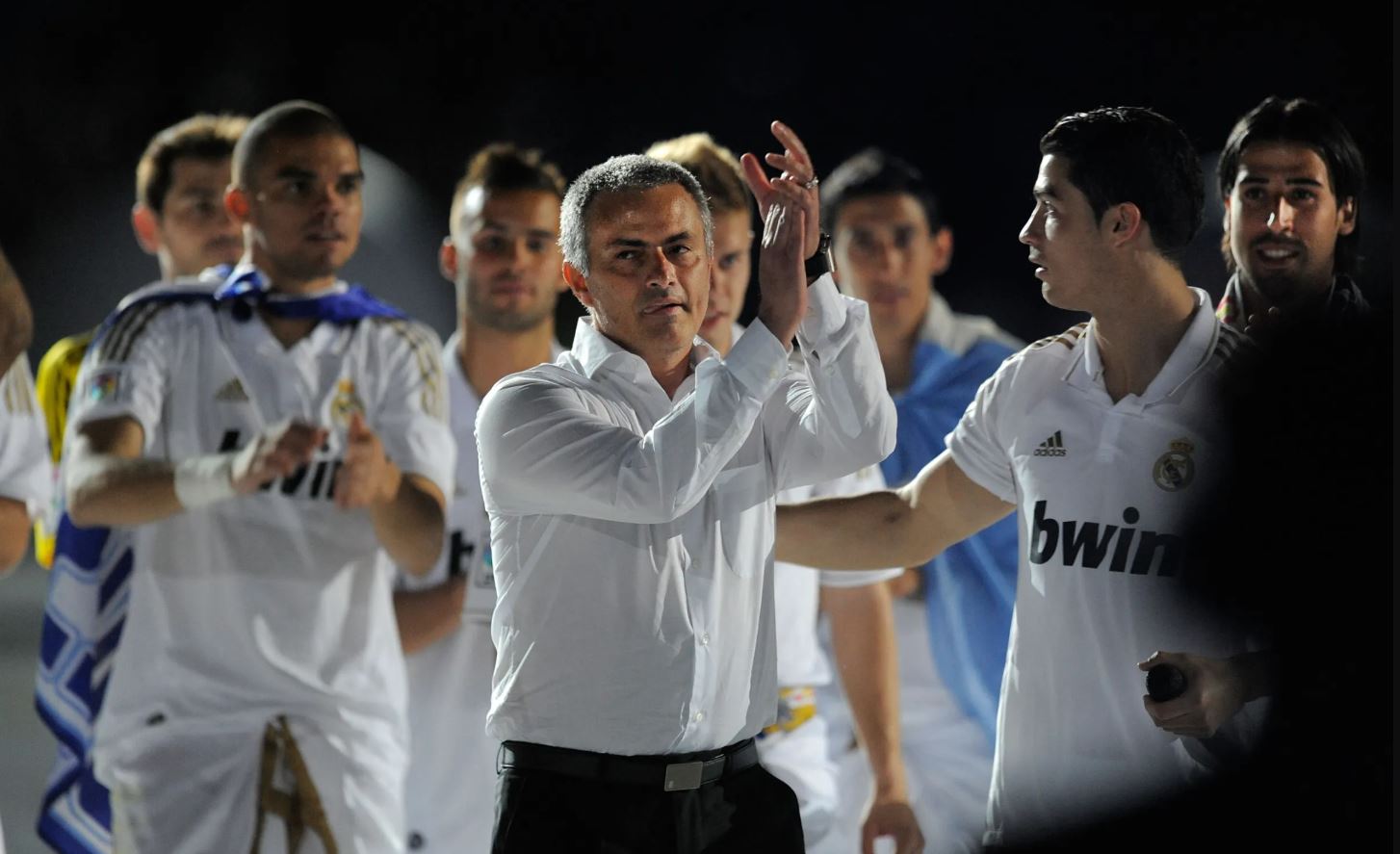 مۆرینیۆ ئەوکاتەی راهێنەری ریال مەدرید بوو