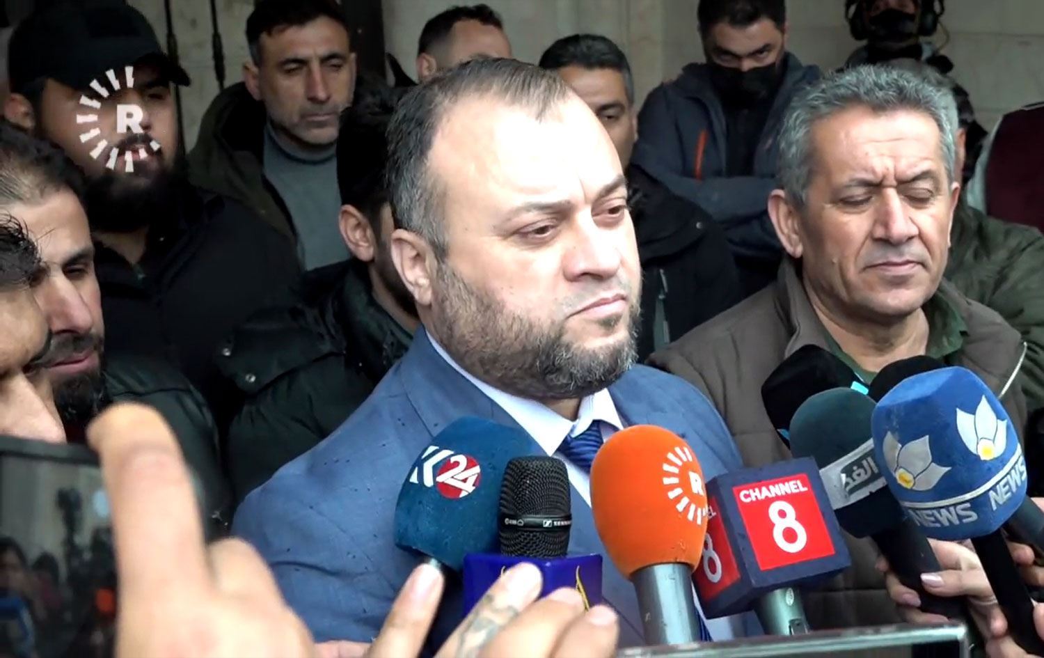 Birêvebirê Hêzên Ewlehiya Navxwe yê Sûriyeyê yê Hisîçayê Merwan Elî / Wêne: Rûdaw