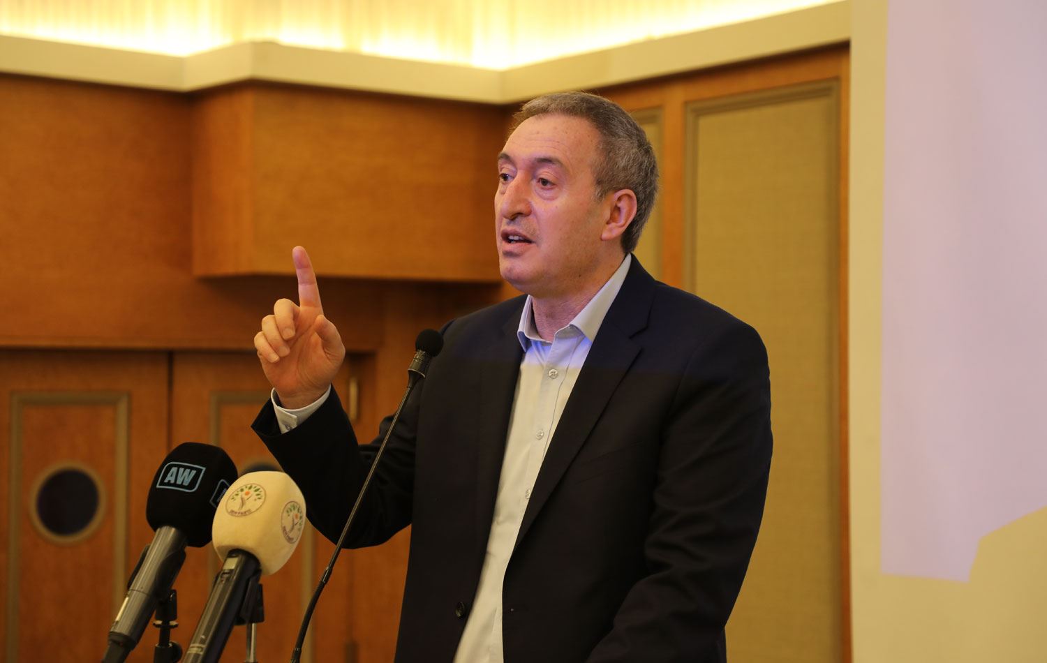 DEM Parti Eş Genel Başkanı Tuncer Bakırhan Antep'te konuştu.