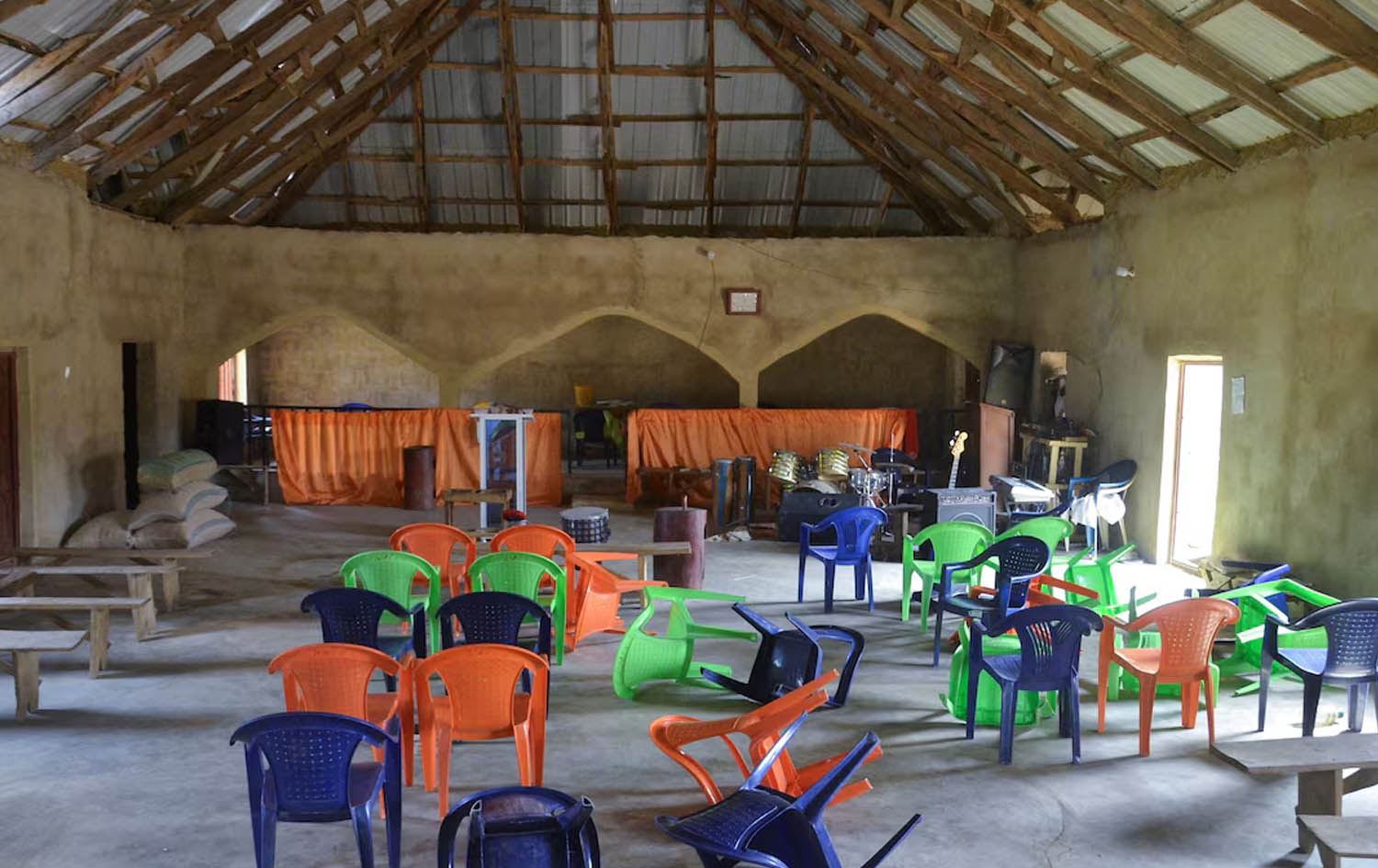 کەنیسەیەک لە کادونای نێجیریا. وێنە: REUTERS/Nuhu Gwamna