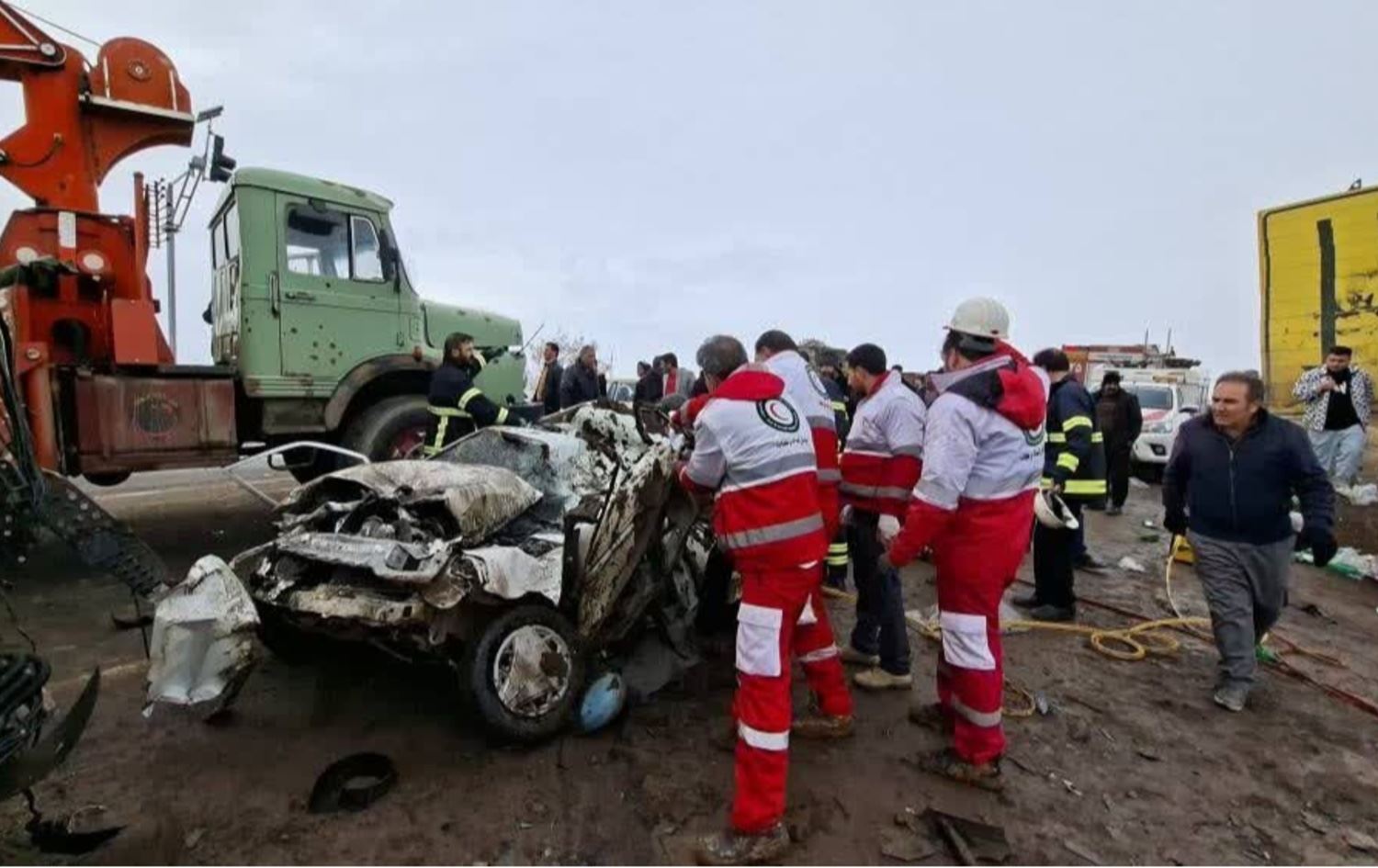 وێنەی رووداوە هاتووچۆکە