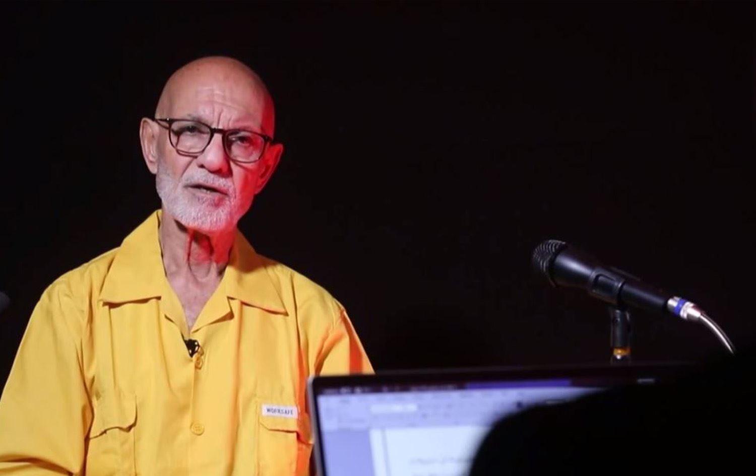  سعدون صبري القيسي أثناء الإدلاء باعترافاته