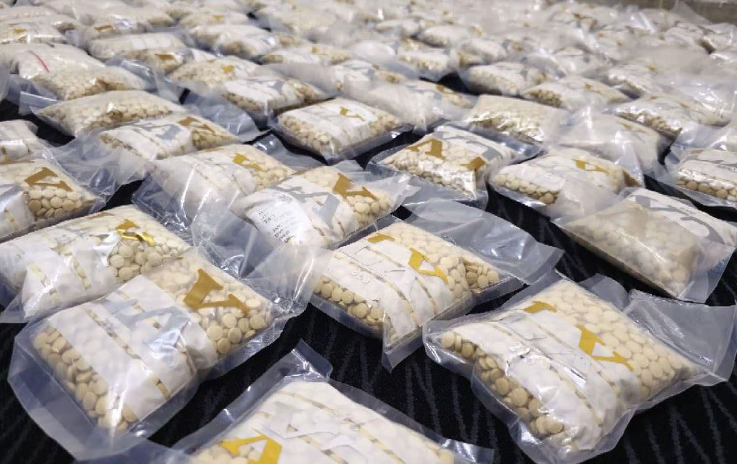 مخدرات مضبوطة من قبل جهاز الامن الوطني العراقي
