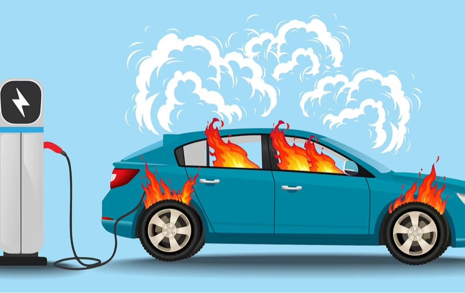 بەرگریی شارستانیی عێراق لەبارەی گڕگرتنی ئۆتۆمبێلی هایبرێد: "بە ئاگرکوژێنەوەی ئاسایی ناکوژێتەوە"