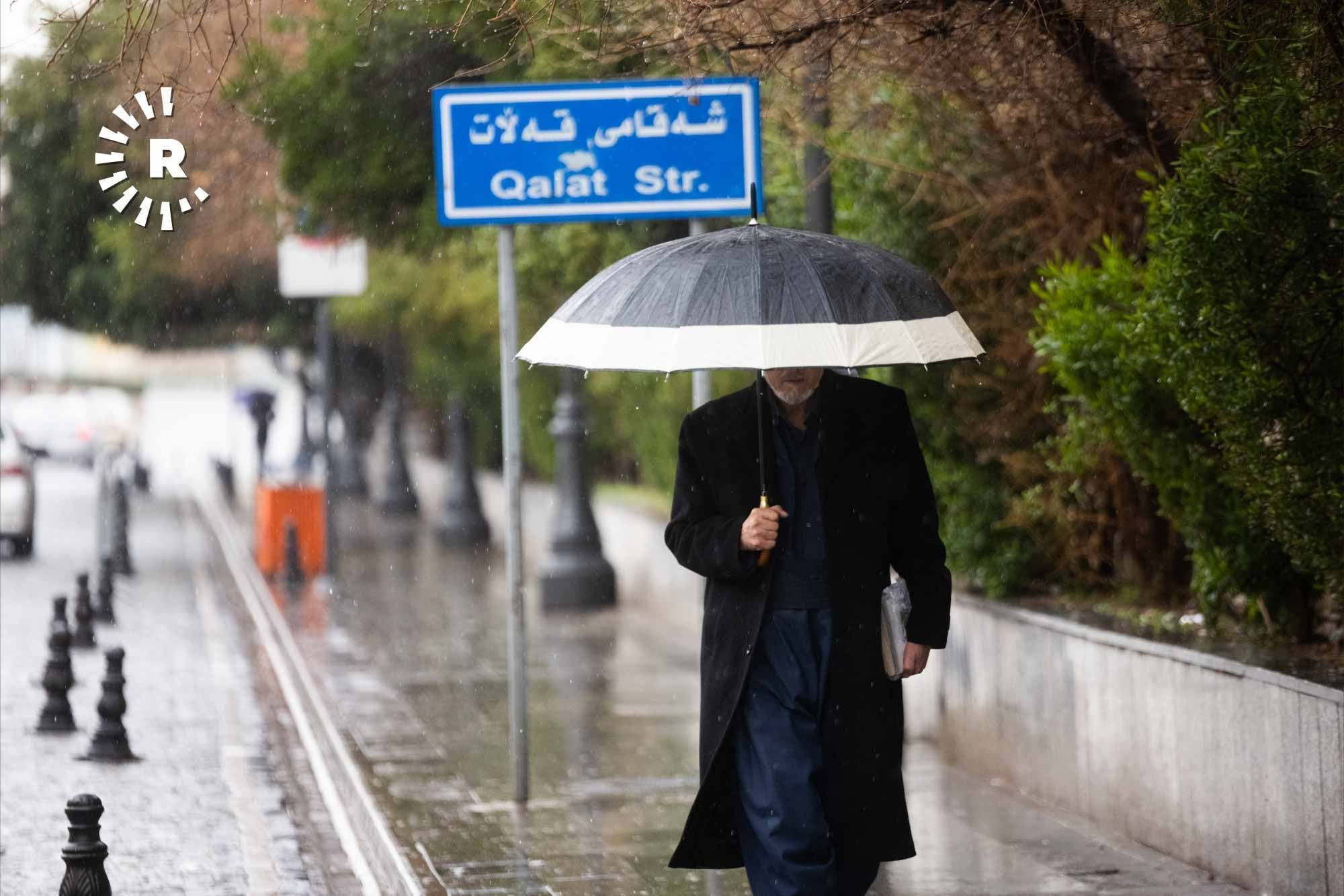 بارانبارین لە هەولێر. وێنە: بڵند تاهیر - رووداو