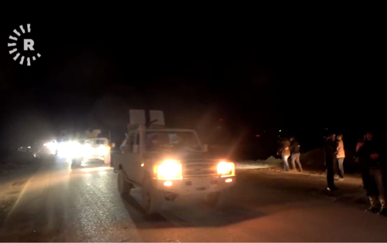 جانب من انسحاب قوات قسد من محيط الحسكة الجنوبي 