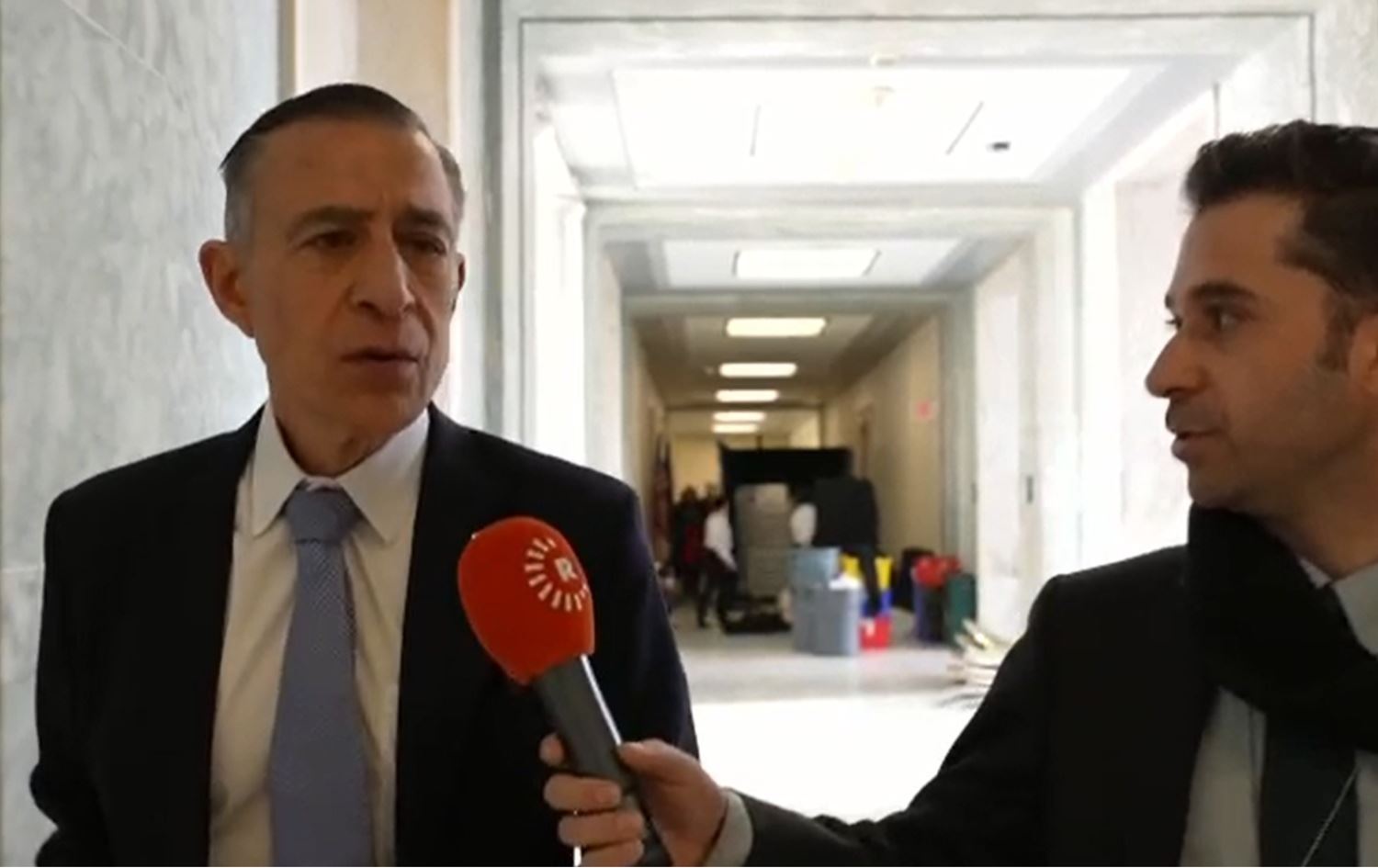 ديار كورده وعضو الكونغرس الأميركي داريل عيسى