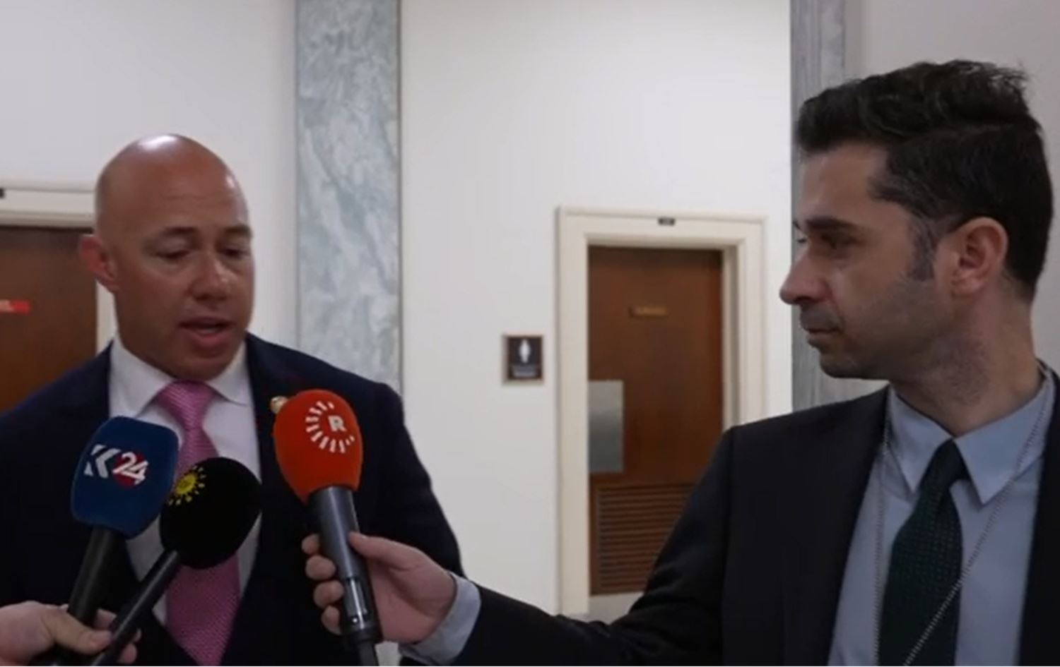 ديار كورده ورئيس لجنة العلاقات الخارجية بمجلس النواب الأميركي براين ماست