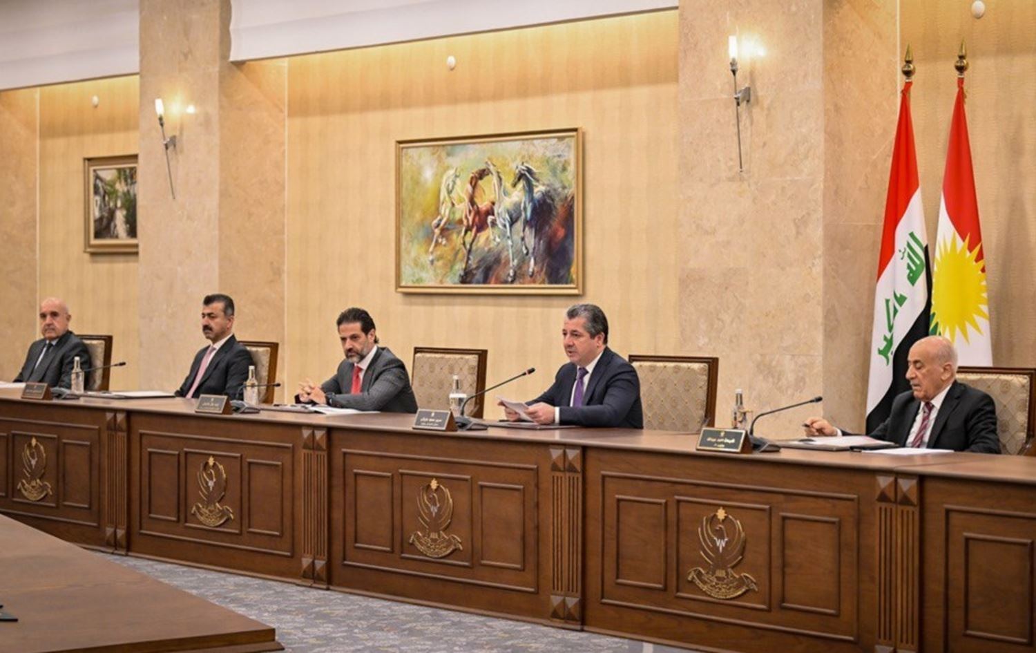 الجلسة الاعتيادية لمجلس وزراء إقليم كوردستان 