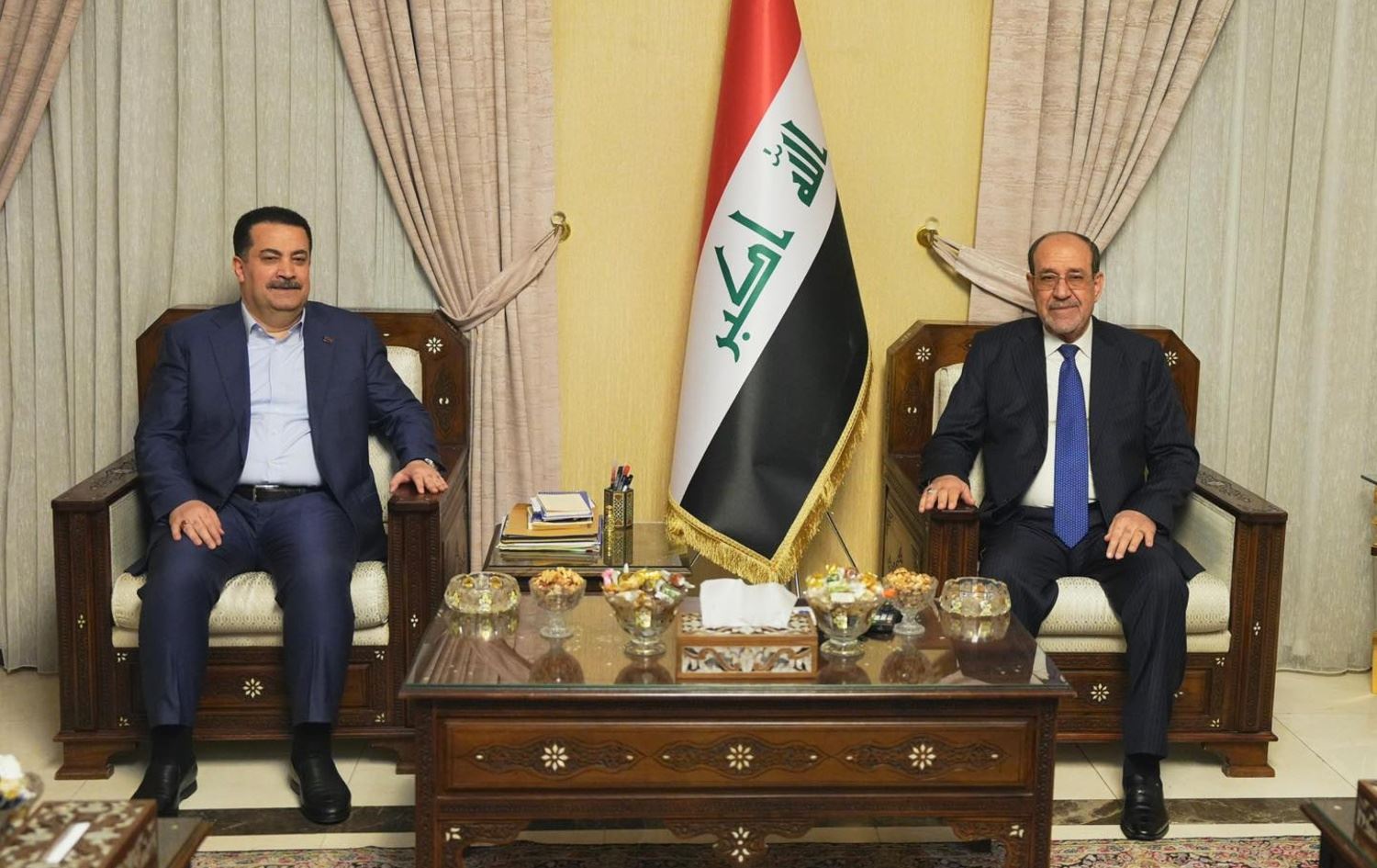 سوودانی و مالیکی پرسی هەڵبژاردنی سەرۆککۆماریان تاوتوێ کرد