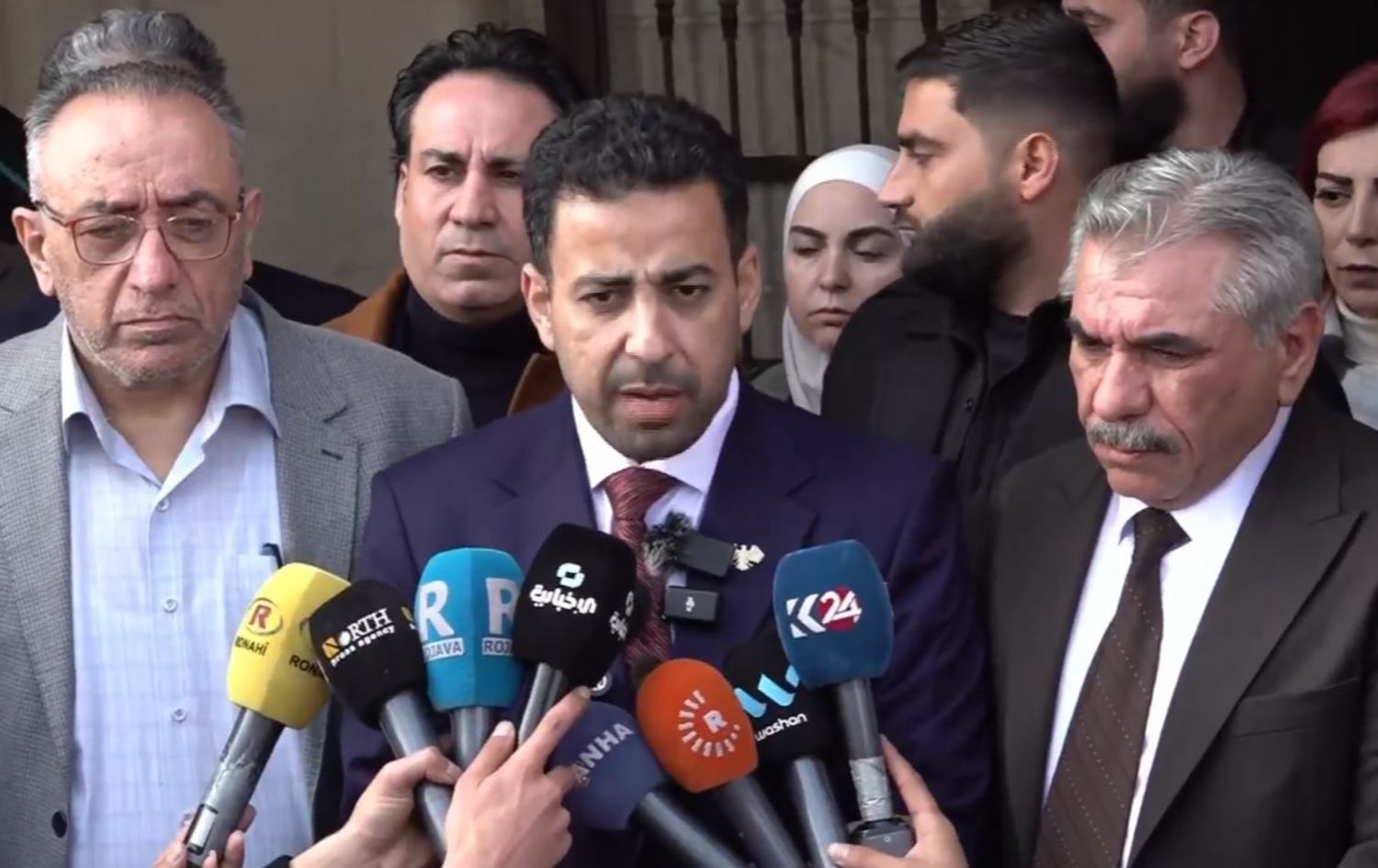 المؤتمر الصحفي لوزير الصحة السوري مصعب العلي 