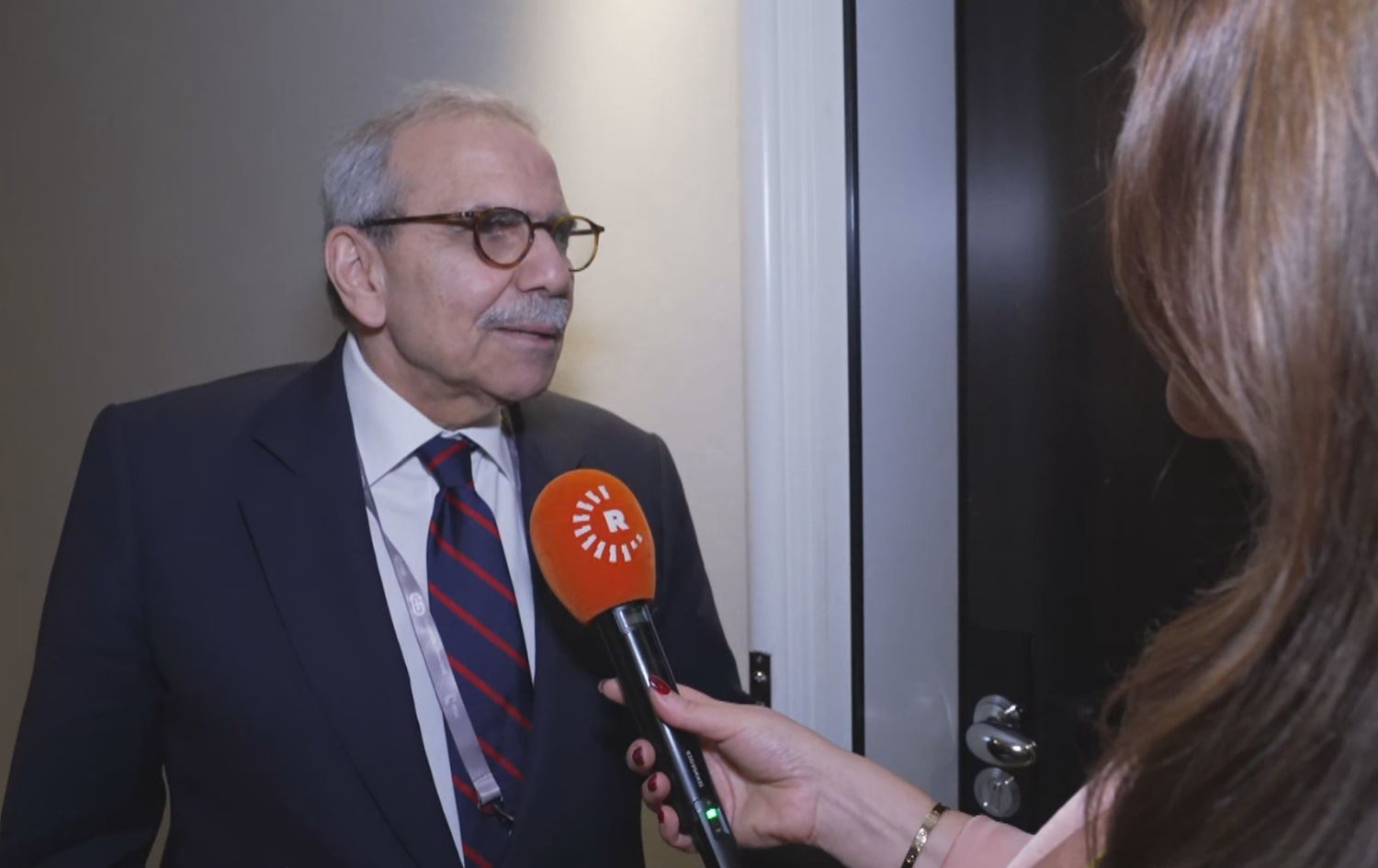 نواف سلام متحدثاً لرووداو