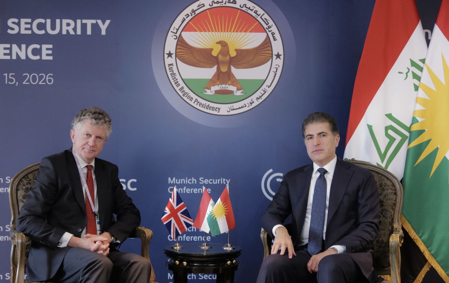 اجتماع رئيس إقليم كوردستان ومستشار الأمن القومي البريطاني