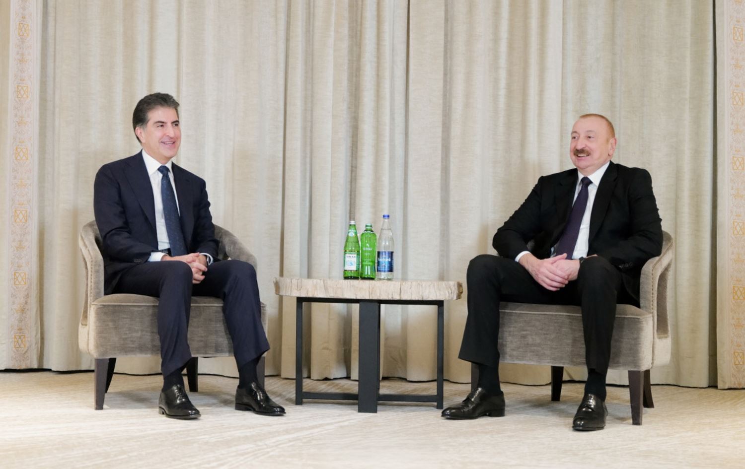 اجتماع نيجيرفان بارزاني وإلهام علييف