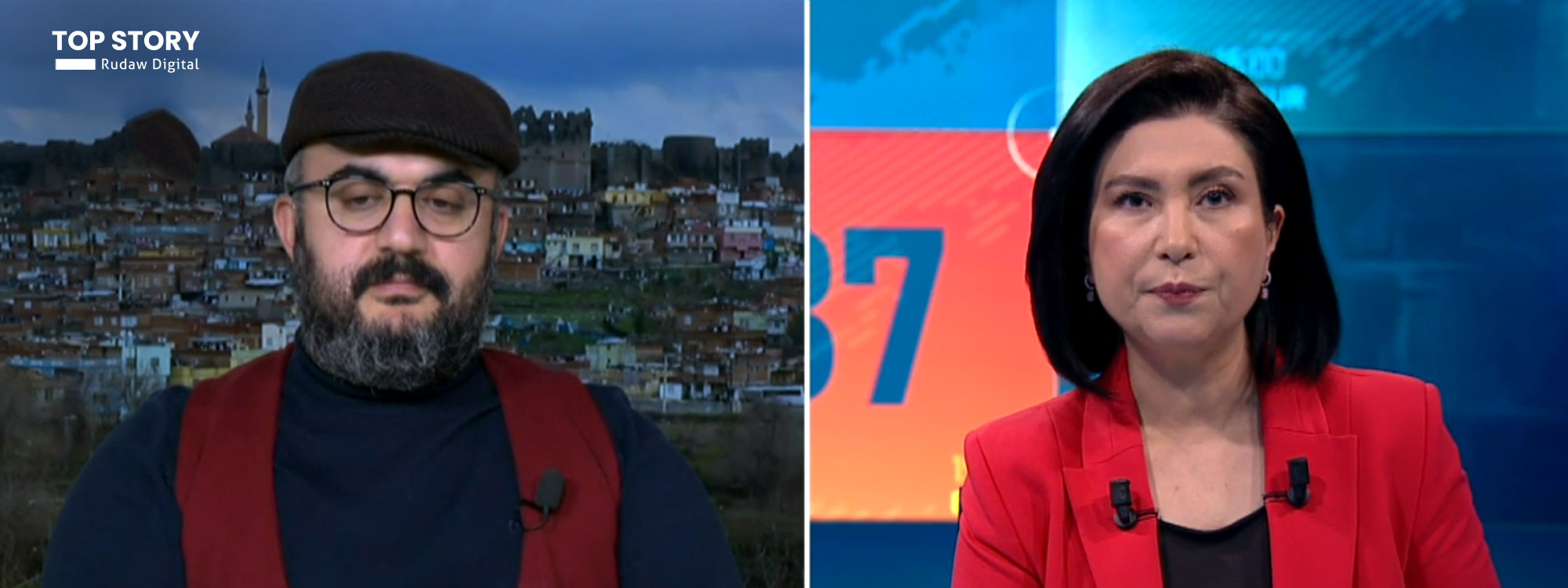 Omer Fîdan û Hêvîdar Zana / Wêne û Vîdeo: Rûdaw