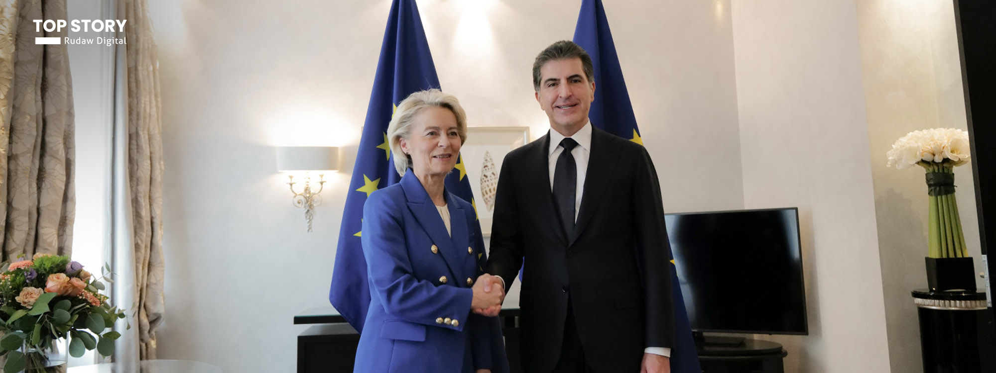 ڤۆن دێر لاین ستایشی رۆڵی هەرێمی کوردستان 'وەکو فاکتەری گرنگی سەقامگیری' لە ناوچەکە دەکات