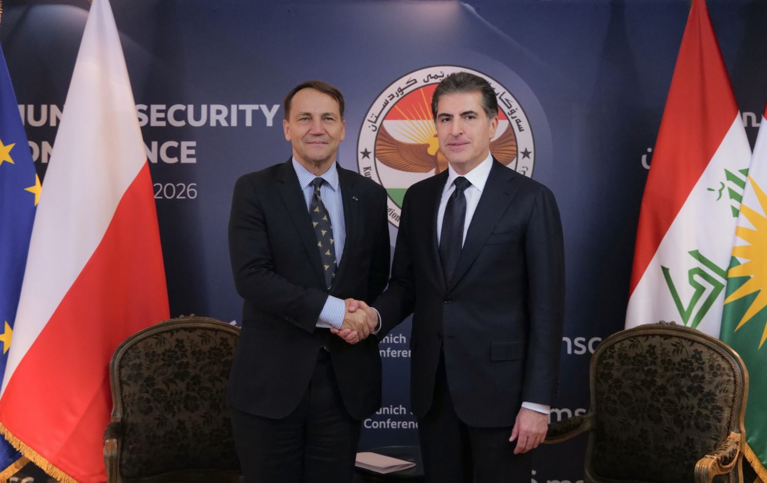 سەرۆکی هەرێمی کوردستان و وەزیری دەرەوەی پۆڵەندا جەخت لە هاریکاریی هاوبەش دەکەنەوە