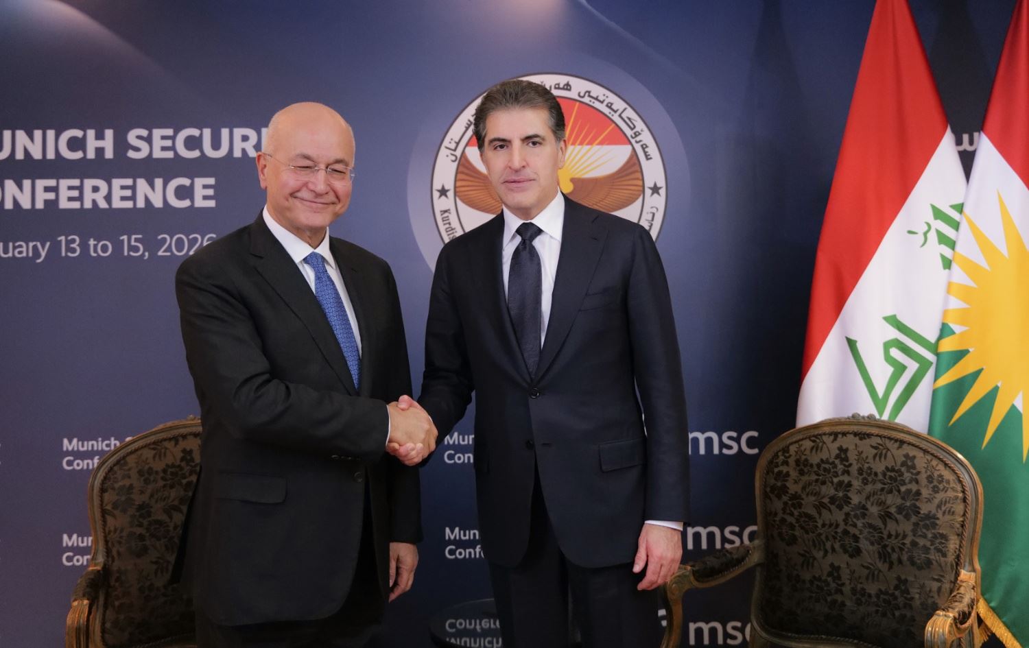 نێچیرڤان بارزانی و بەرهەم ساڵح جەخت لە بەردەوامی هاوکاریی UN  بۆ عێراق و هەرێمی کوردستان دەکەنەوە