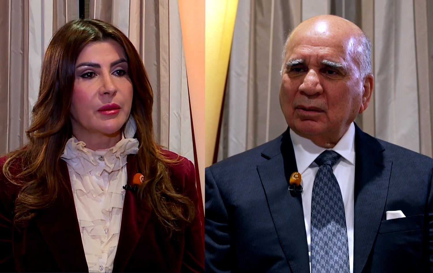 فؤاد حسين وآلا شالي على هامش مؤتمر ميونخ للأمن 