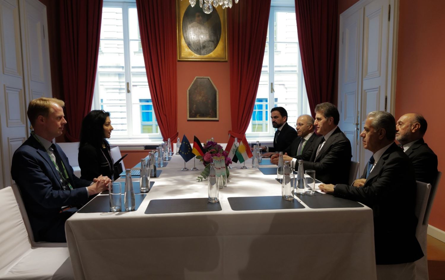 کۆبوونەوەی سەرۆکی هەرێمی کوردستان لەگەڵ وەزیری کاروباری ئابووری و وزەی ئەڵمانیا