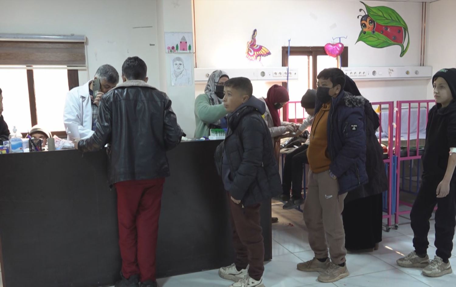 أطفال مصابون بالثلاسيميا في مستشفى الهلال الأحمر الكوردي