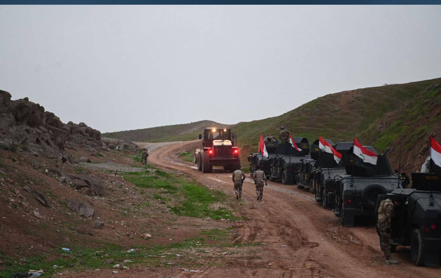 عجلات جهاز مكافحة الإرهاب الوطني