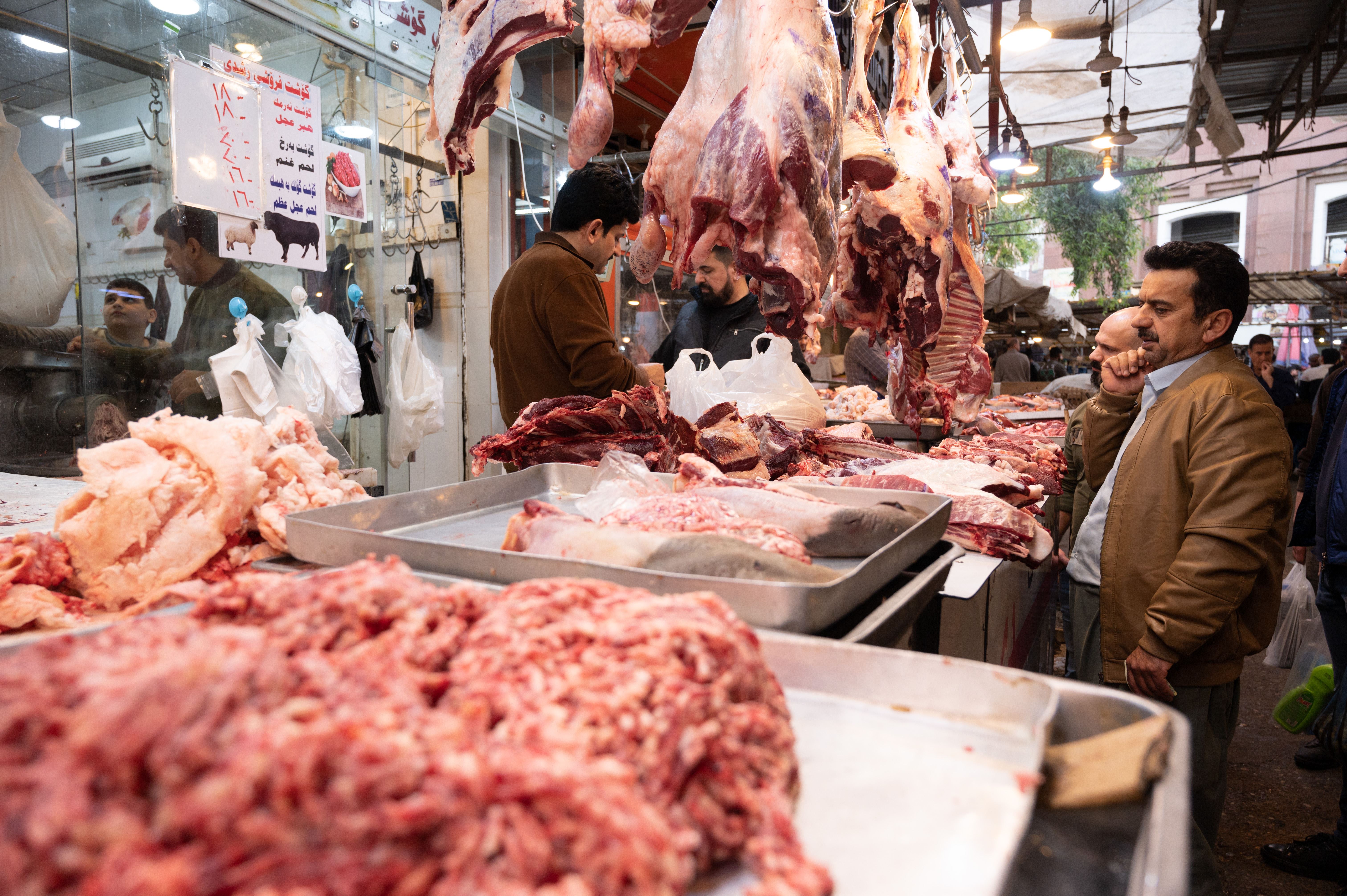 لە هەرێمی کوردستان نرخی گۆشتی سوور بەرز دەبێتەوە