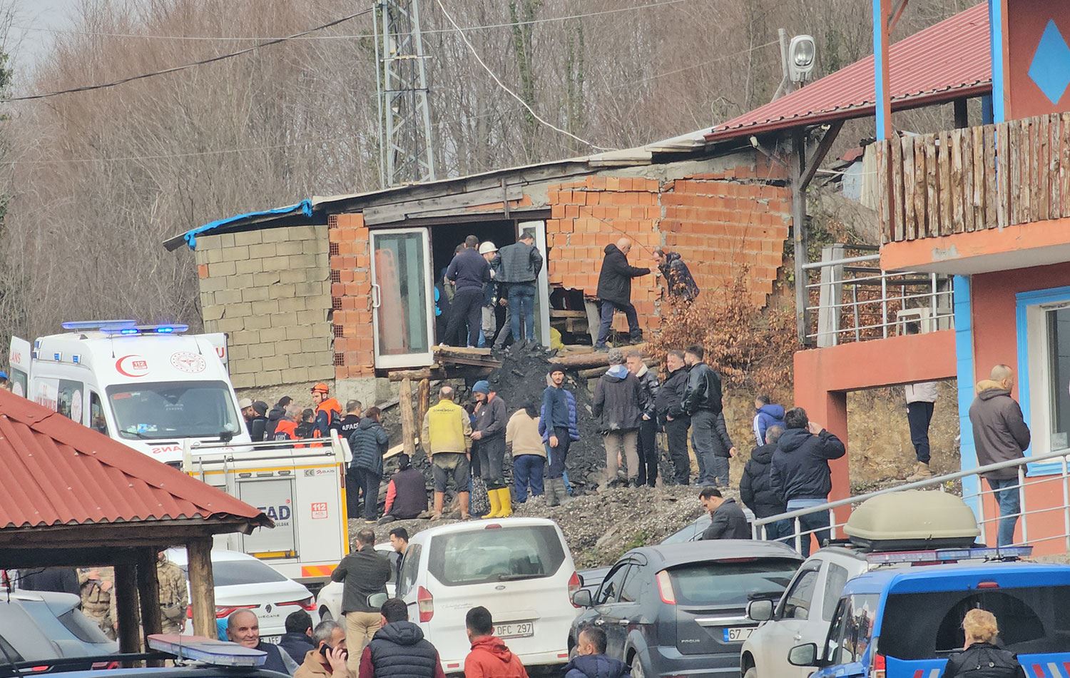 Zonguldak'ın Kilimli ilçesinde özel bir şirkete ait maden ocağında göçük meydana geldi. / Foto: AA