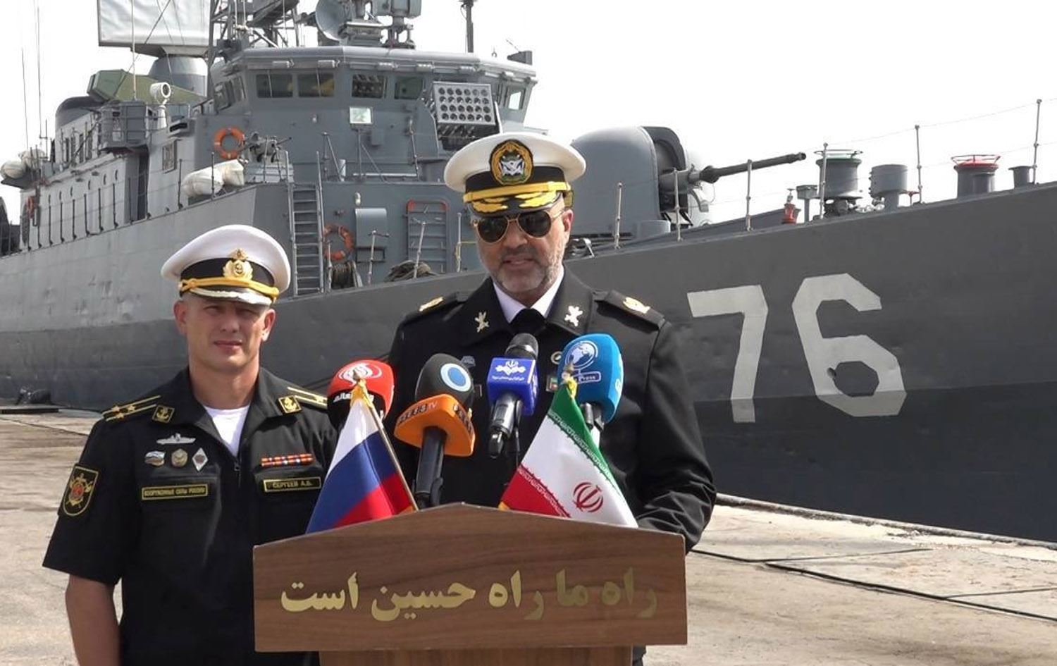 مانۆڕە هاوبەشەکەی ئێران و رووسیا لە دەریاى عومان و باکووری زەریای هیندی دەبێت