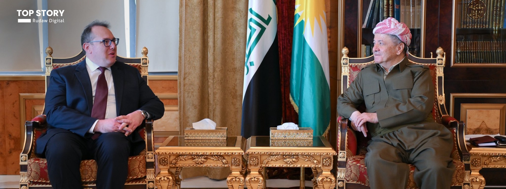 سەرۆک بارزانی و بەرپرسێکی ئەمریکی: دەبێت عێراق خاوەنی بڕیاری خۆی بێت