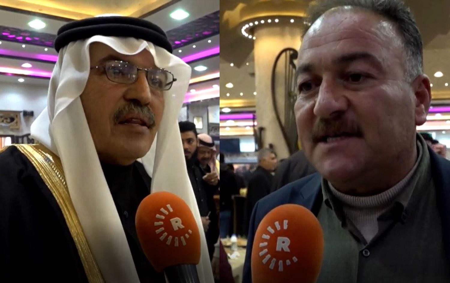 مشاركان في مؤتمر أعيان الحكسة