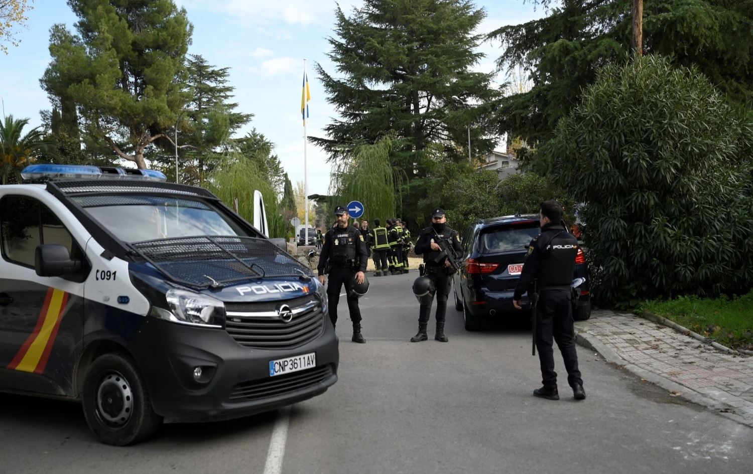 عناصر من الشرطة الإسبانية في مدريد/ صورة أرشيفية- AFP