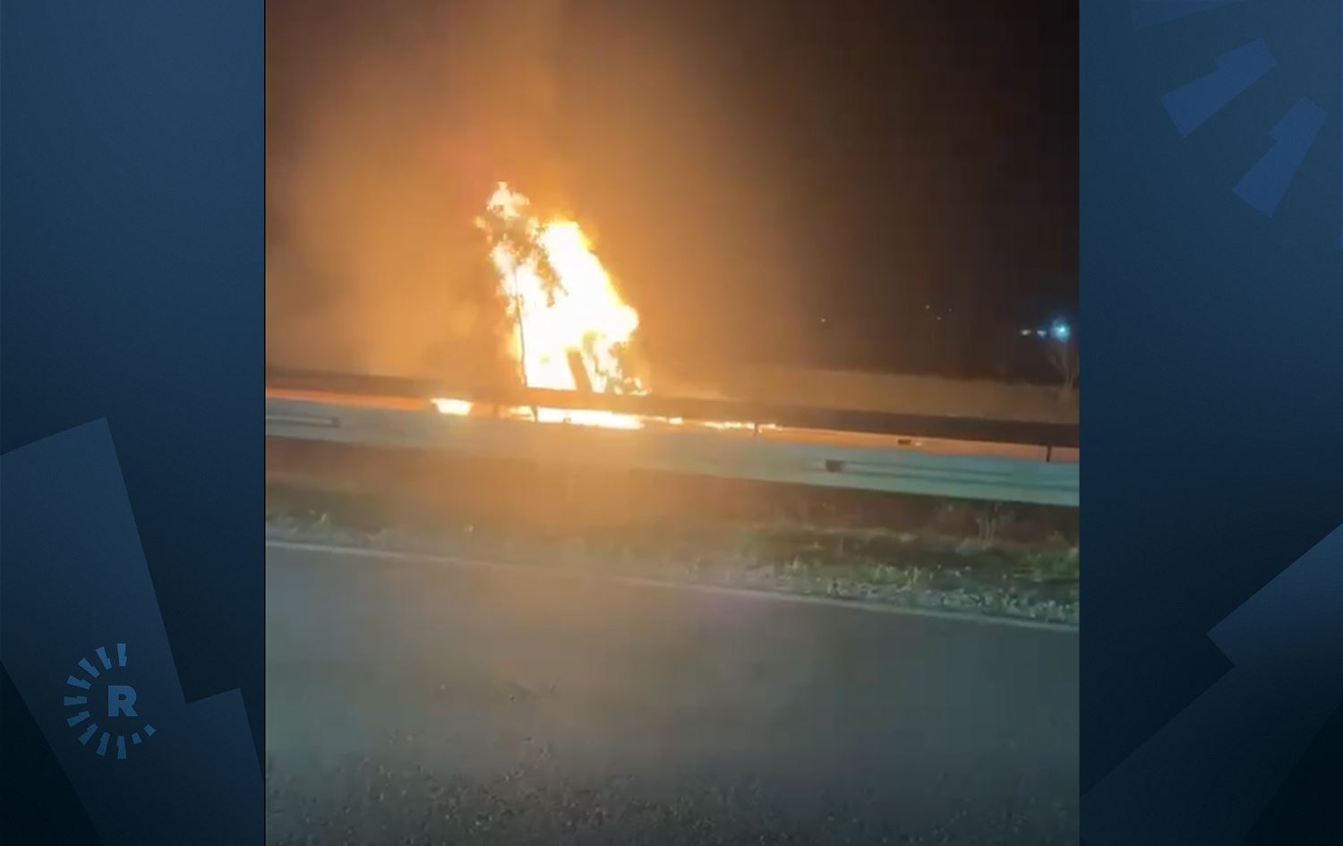 لە رێگەی دووکان بۆ سلێمانی ئۆتۆمبێلێک سووتا و کەسێک گیانی لەدەستدا