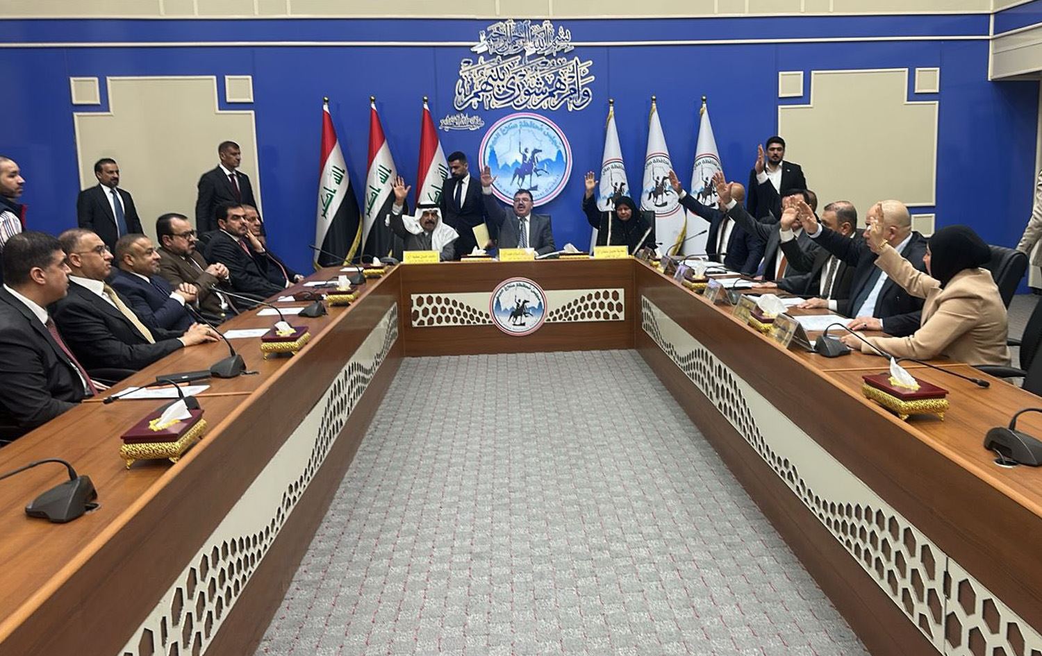 جلسة انتخاب هيثم الزهوان