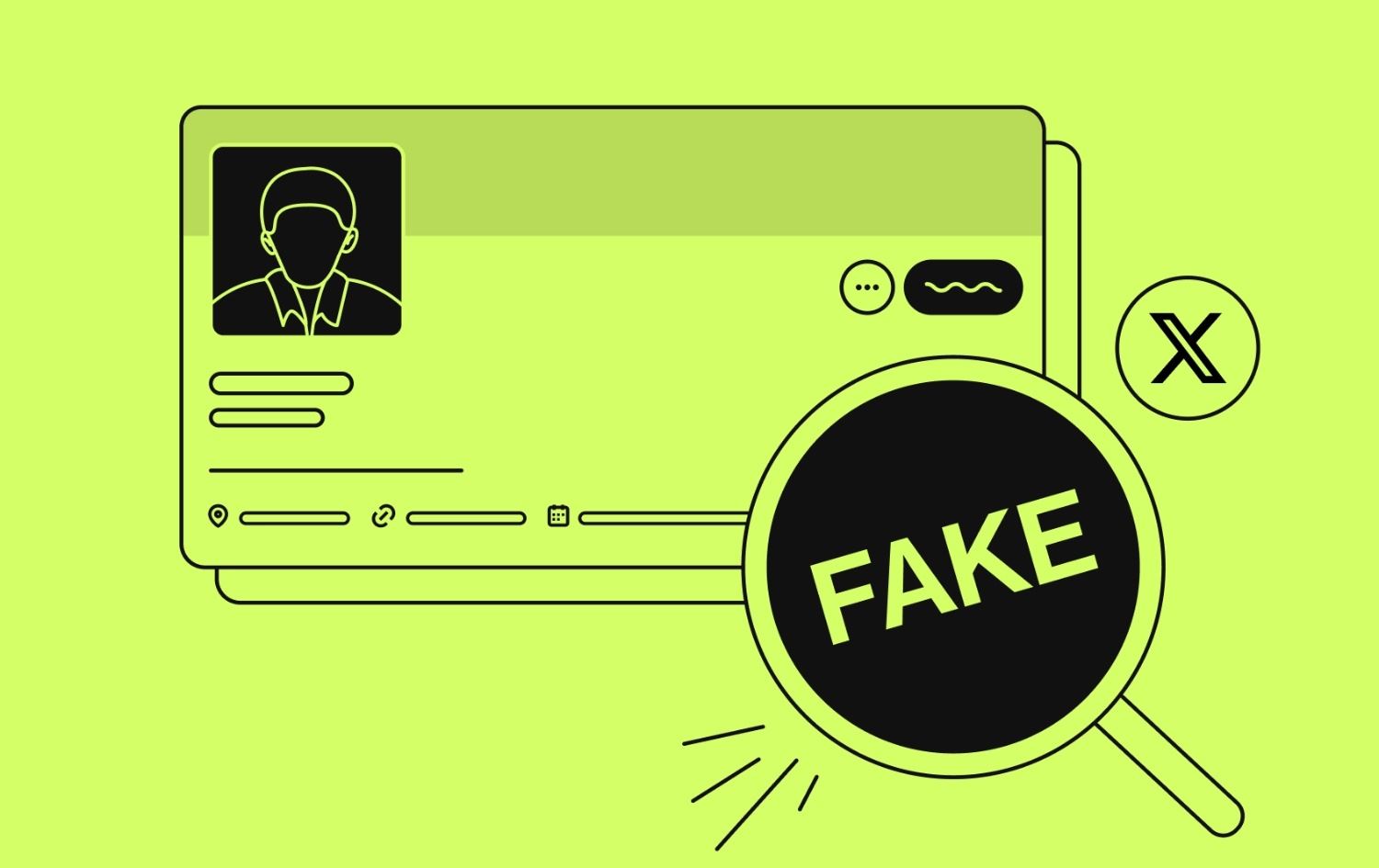 ئاماژەیەک بۆ ئەکاونتی ساختە