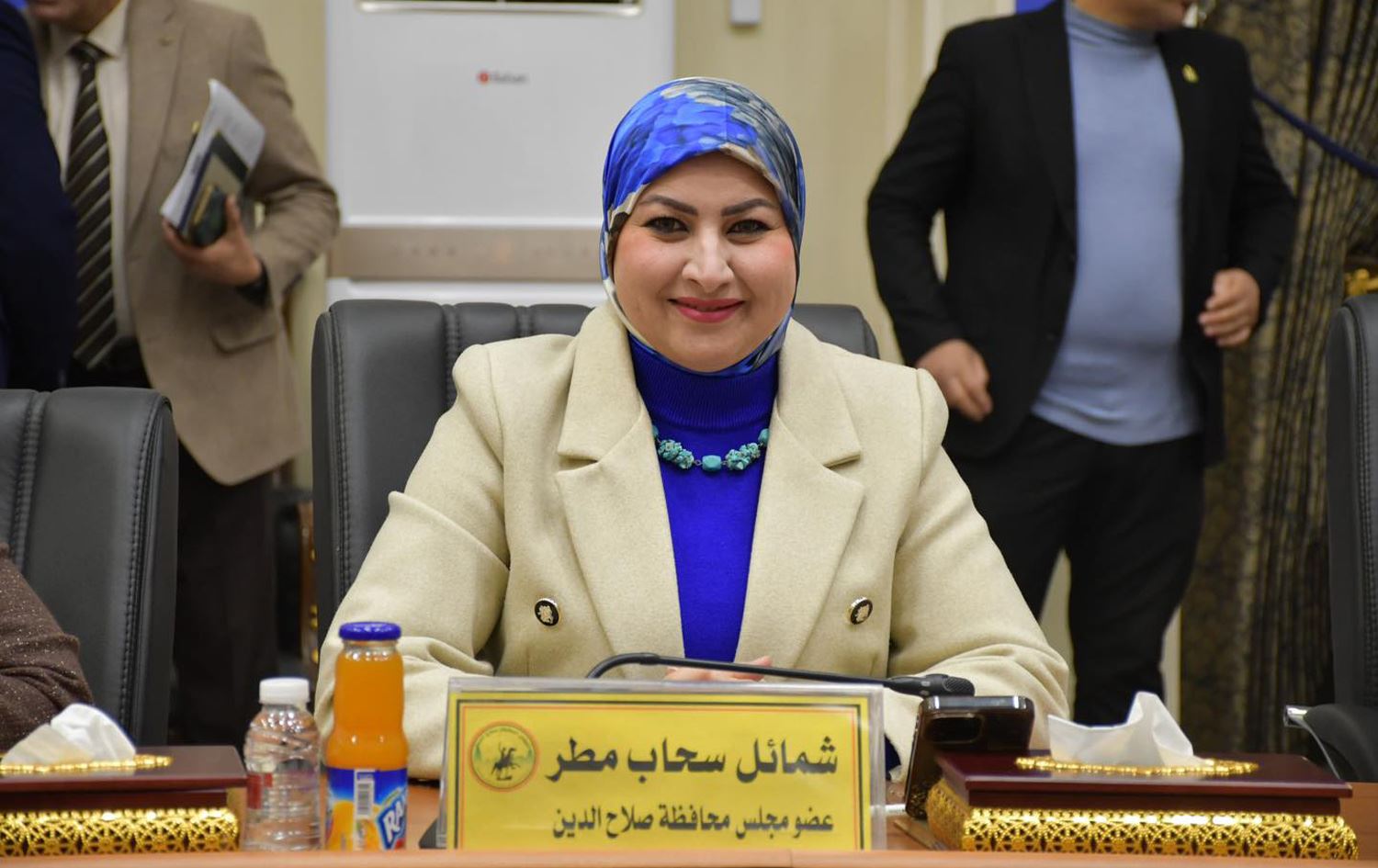 شمائل العبيدي عضوة مجلس محافظة صبلاح الدين