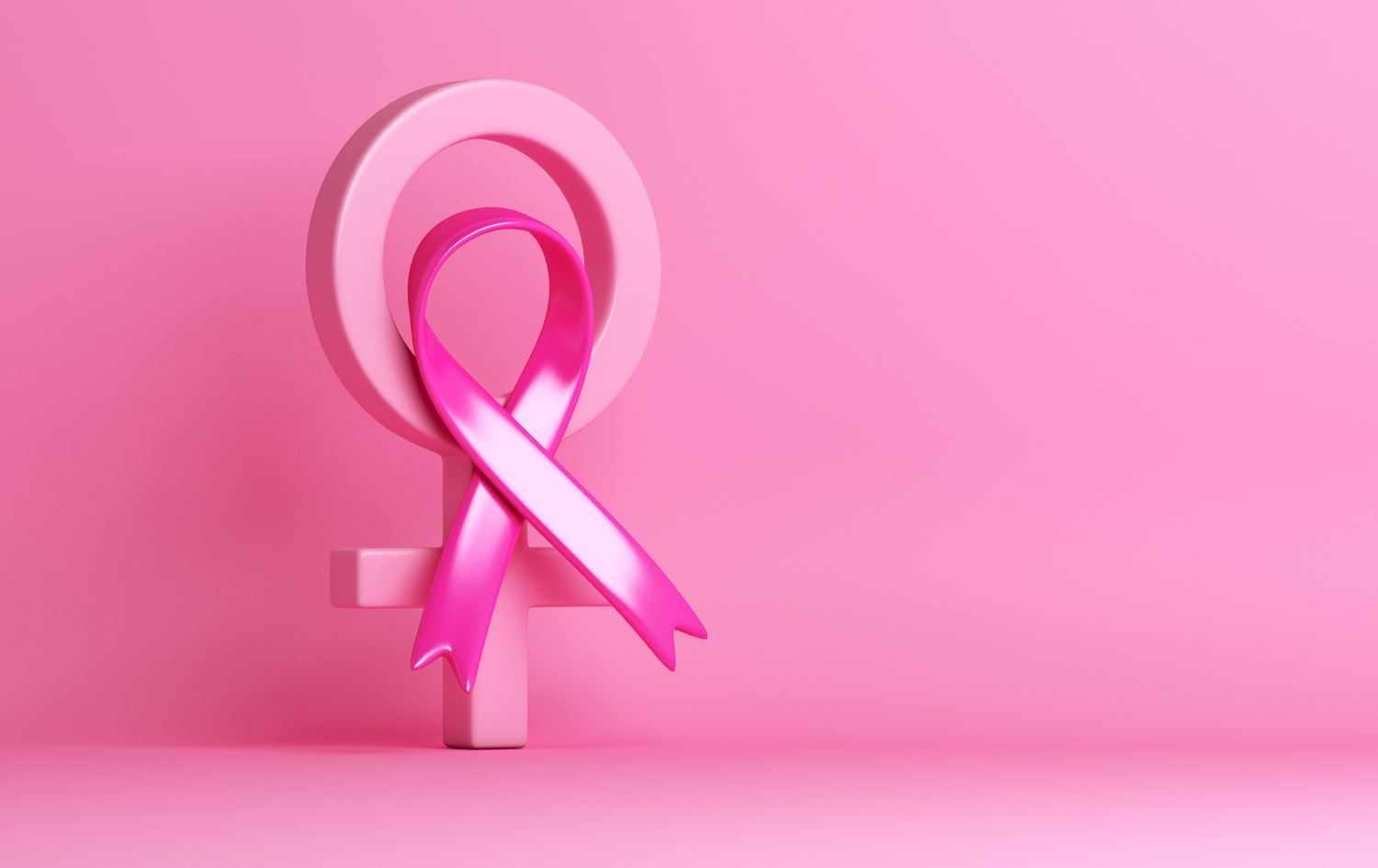 هێمای شێرپەنجەی مەمک و خانمان. 