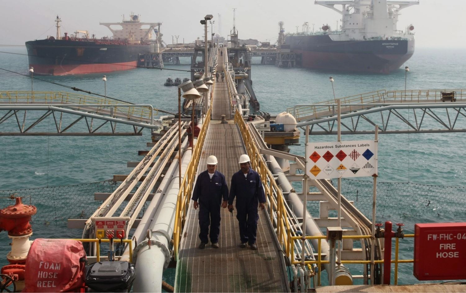 منصة تحميل نفط عراقي/ صورة أرشيفية-AFP