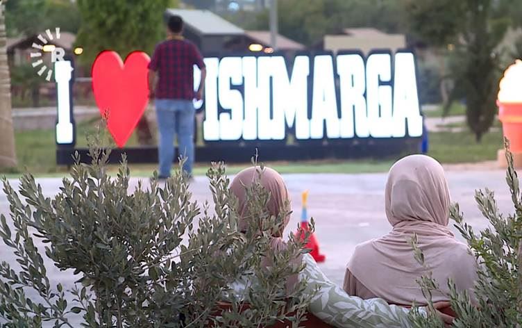 دیمەنێکی پارکی پێشمەرگە لە هەولێر. وێنە: رووداو