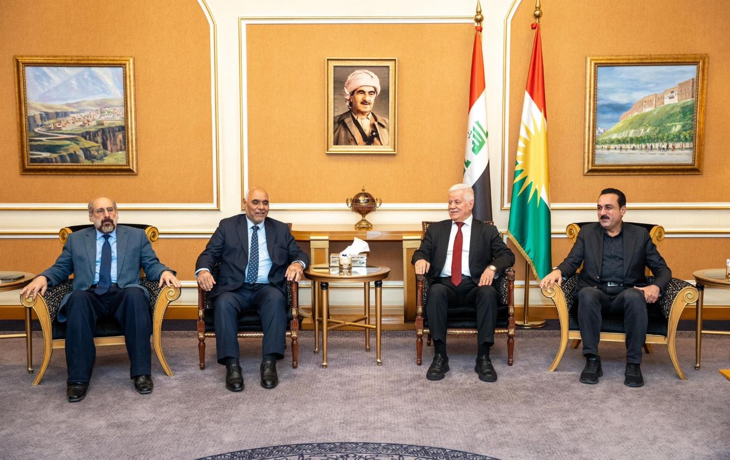 شاندێکی باڵای حیزبی دەعوە گەیشتە هەولێر و لەگەڵ سەرۆک بارزانی کۆدەبێتەوە