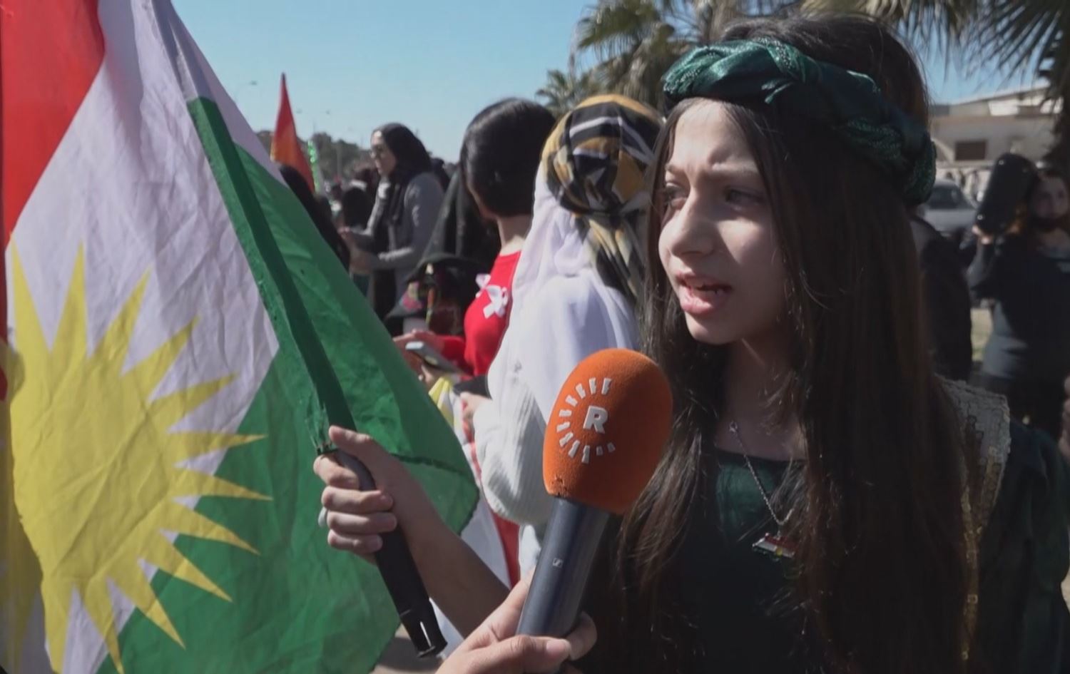 Xwepêşandana li Qamişloyê / Wêne û Vîdeo: Rûdaw